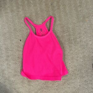 Free people happiness runs hot link cropped tank top